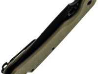 Складной нож Daggerr Arrow Olive DLC, сталь D2, рукоять G10