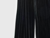 Бархатные брюки, Черный