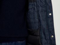 Куртка утепленная с отложным воротником