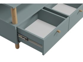 ТВ-тумба Дикинс 130x54 Серо-зеленый