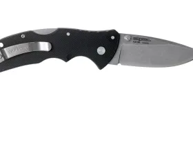 Нож складной Cold Steel Mini Recon 1 Spear Point, сталь AUS-10A, рукоять термопластик GRN, черный