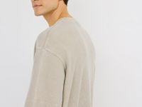 Футболка с эффектом стирки, Бежевый