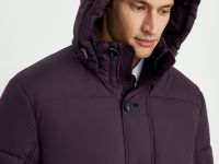 Полупальто утепленное с воротником-стойкой