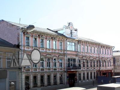 Здание, где в июне-октябре 1918 г. проходило формирование Волжской военной флотилии