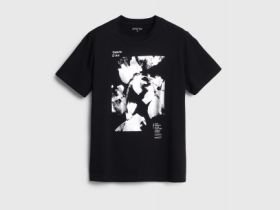 Футболка с принтом, Черный