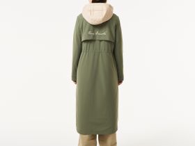 Женская утеплённая куртка-парка Lacoste с эластичным поясом