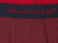 Трикотажные трусы-транки средней посадки, Красный