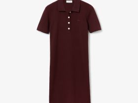 Женское платье-поло Lacoste на пуговицах