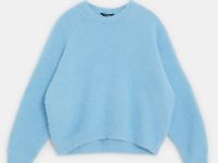 Джемпер свободного силуэта с объемными рукавами