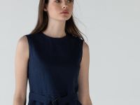 Женское платье Lacoste без рукавов с круглым вырезом