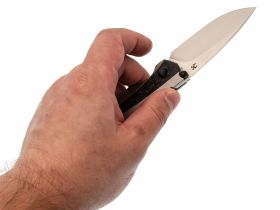 Складной нож Kansept Raven, сталь CPM 20CV, рукоять титан серый