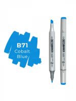 Маркер двухсторонний на спиртовой основе Sketchmarker Цвет Голубой кобальт