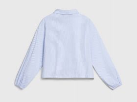 Рубашка с утяжкой по низу для девочек, Белый