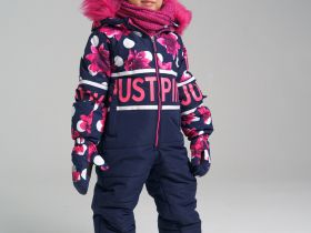 Комплект вязаный для девочки: шапка, снуд