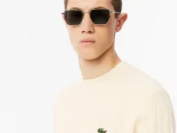 Мужской шерстяной свитер Lacoste с круглым вырезом