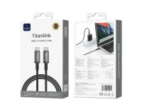 Кабель WiWU Titanlink USB-C/USB-C 240W 1.5м (Wi-C058) (серый)
