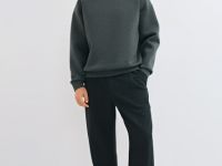 Свитшот из скубы, Серый