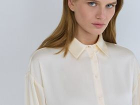 Блузка из сатина, Желтый