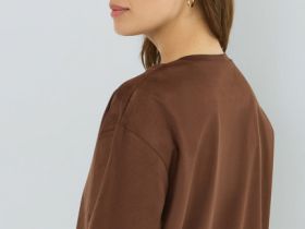 Футболка из искусственной замши, Оранжевый