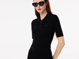 Женское эластичное платье Lacoste на молнии