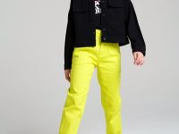 Брюки текстильные для девочек