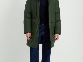 Пальто утепленное с утиным пухом