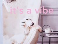 Футболка оверсайз с принтом, Голубой