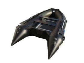 Лодка ПВХ STORMLINE Flexiteek 380 (черно-зеленая/красно-черная) (2024)