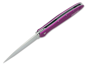 Полуавтоматический складной нож Kershaw Leek, сталь 14C28N, рукоять алюминий, фиолетовый