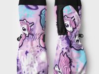 Варежки текстильные для девочек