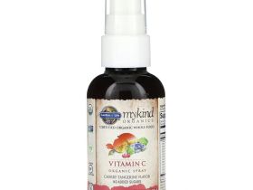 Garden of Life, MyKind Organics, органический спрей с витамином С, вишня и мандарин, 58 мл (2 жидк. унции)