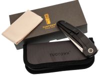 Складной нож TUOTOWN Dyag FCF, сталь Tmax, рукоять Titanium TC4 black DLC
