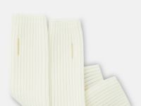 Длинные митенки с шерстью