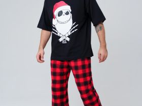 Комплект для мужчин: фуфайка (футболка) трикотажная, брюки текстильные