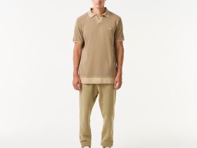 Мужское хлопковое поло Lacoste стандартного кроя