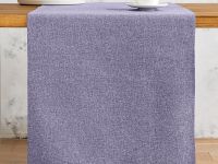 Скатерть-дорожка Листья/Fogliame, фиолетовая