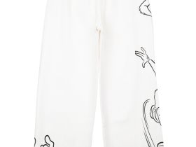 Брюки текстильные джинсовые для девочек