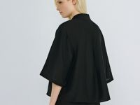 Блузка из лиоцелла, Черный