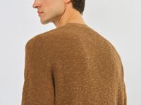 Джемпер из фактурной пряжи, Серый