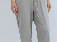 Брюки Baggy из искусственной замши, Серый