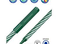 Набор фломастеров Berlingo "SuperTwist" 12 цв., смываемые, рисунок на корпусе, блистер