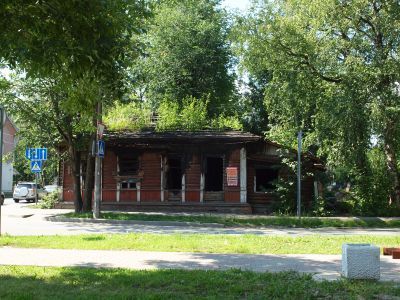 Здание, где в сентябре 1917 года проходило первое организационное собрание Череповецкой группы РСДРП (б)