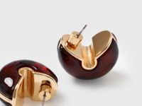 Серьги женские, Коричневый