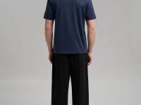 Футболка regular fit из мерсеризованного хлопка