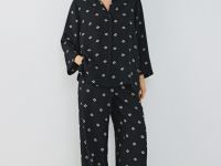 Широкие брюки, Черный