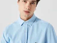 Мужская рубашка Lacoste приталенного кроя