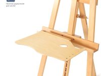 Полка-палитра для мольберта деревянная прямоугольная Гамма "Студия" 30*40 см