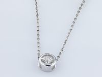 Подвеска из белого золота с бриллиантом э4001пд07210127
