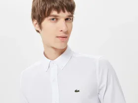 Мужская рубашка Lacoste приталенного кроя