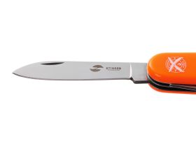 Нож перочинный Stinger 90 мм, 11 функций, оранжевый